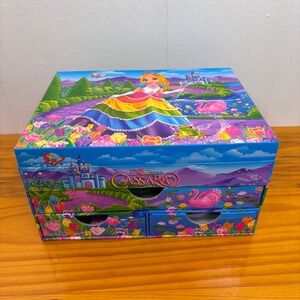 Lisa Frank Princess Cassara‎ Jewelry Box Stationary Storage ChKids Decorst